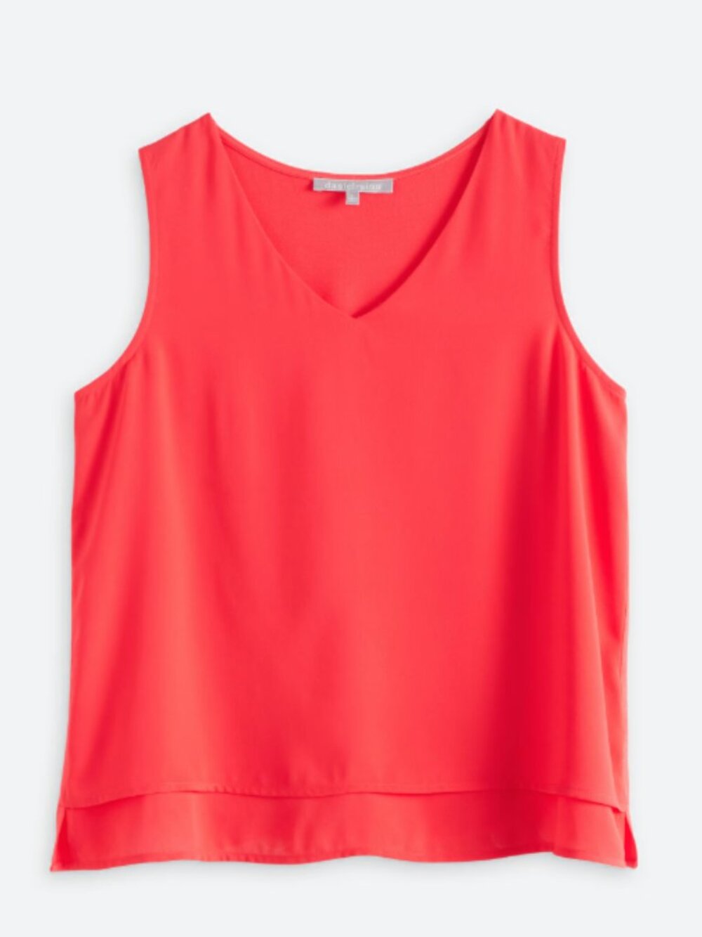 Daniel Rainn Genie Sleeveless Blouse  V-Neck Side M